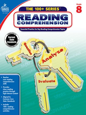 cover image of Reading Comprehension, Grade 8